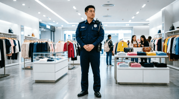 segurança em loja de departamento